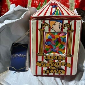 Loungefly Red and White Crossbody Bag